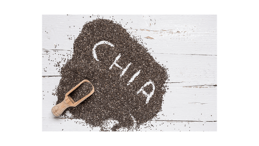 Zoom sur les graines de chia