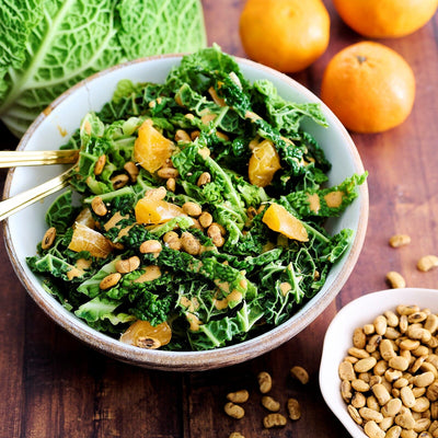 Salade de choux et graines de soja