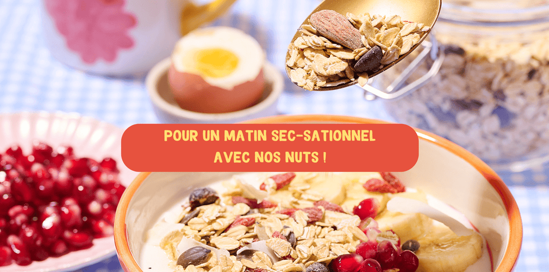 Petit déjeuner fun : 6 recettes avec des fruits secs !