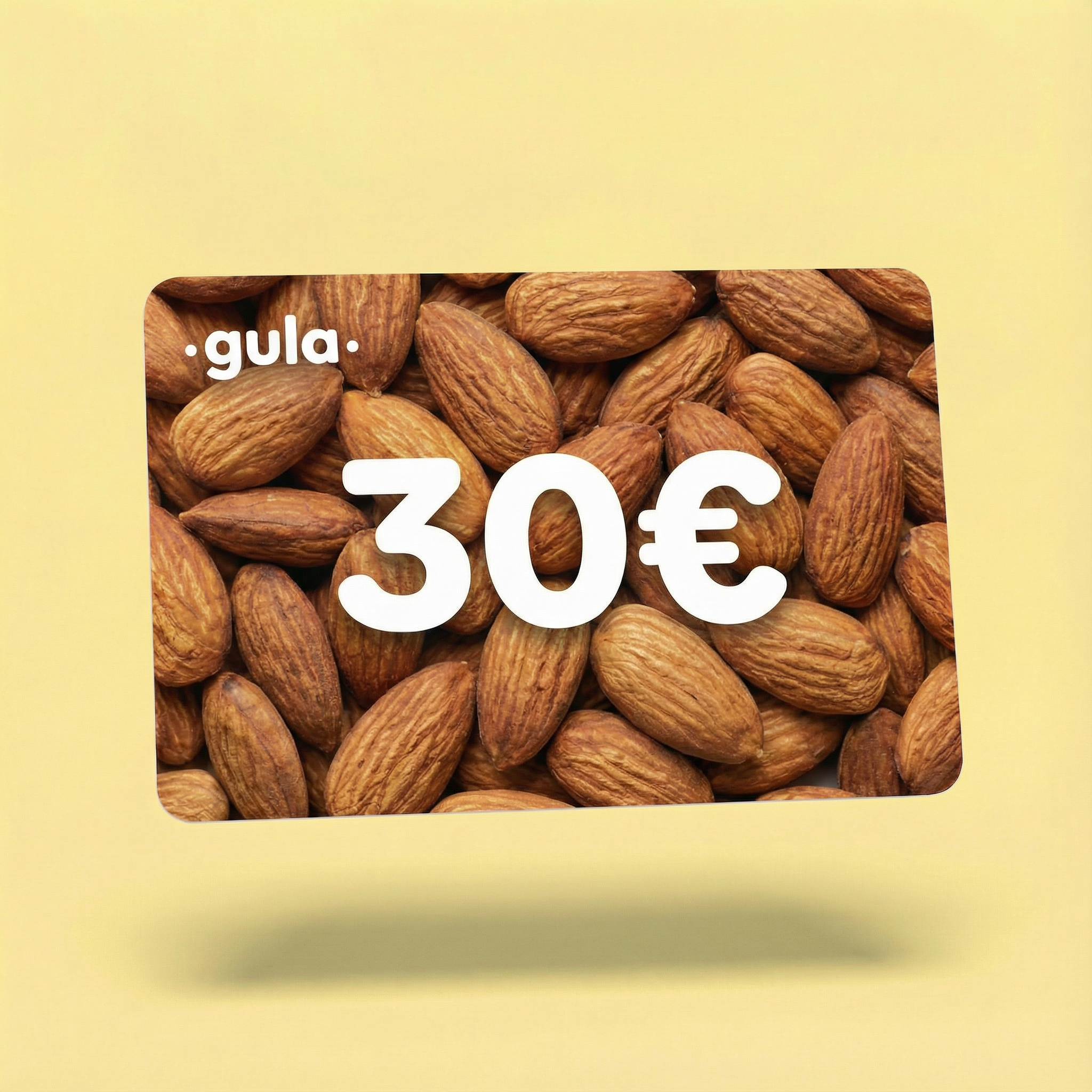 Carte cadeau Gula 30 euros - cadeau original fruits secs