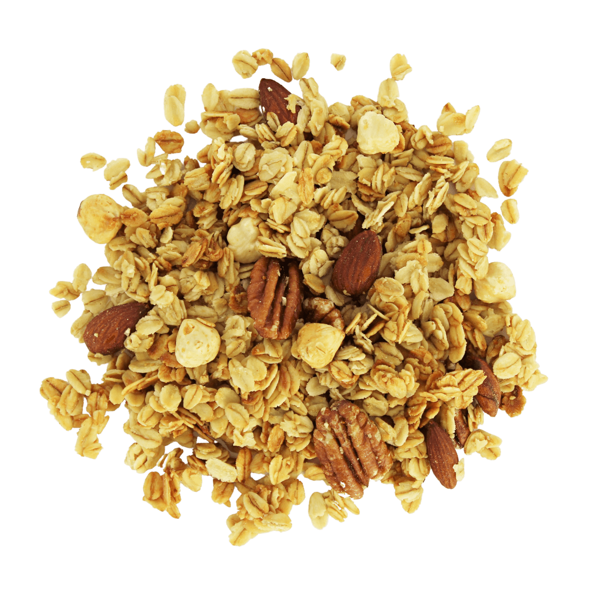 Granola secs'y flocon d'avoine, amandes, noisettes, noix de pécan Gula