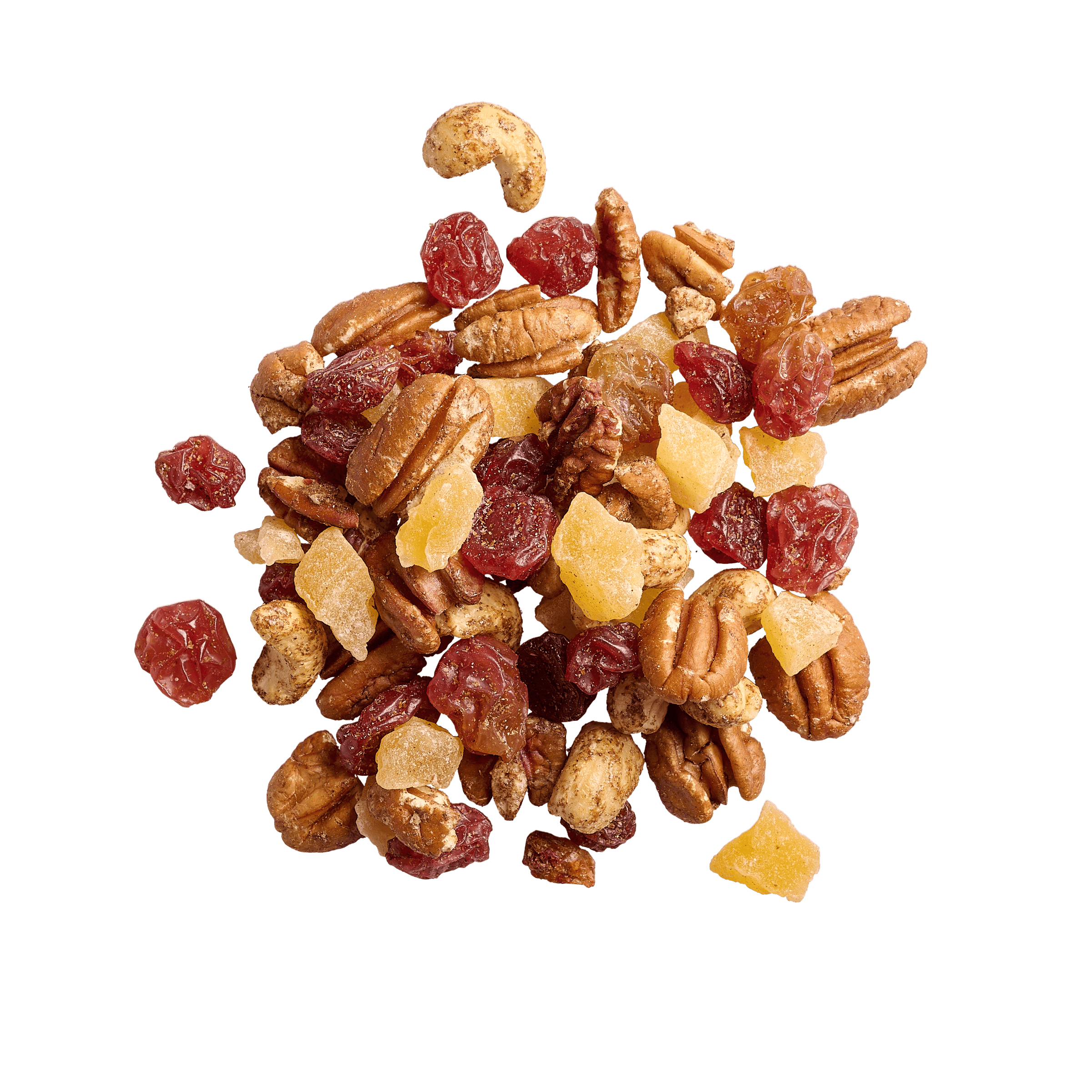 Pomme de Cannelle Raisins secs, noix de cajou, noix de pécan, cubes de pommes, cannelle Gula