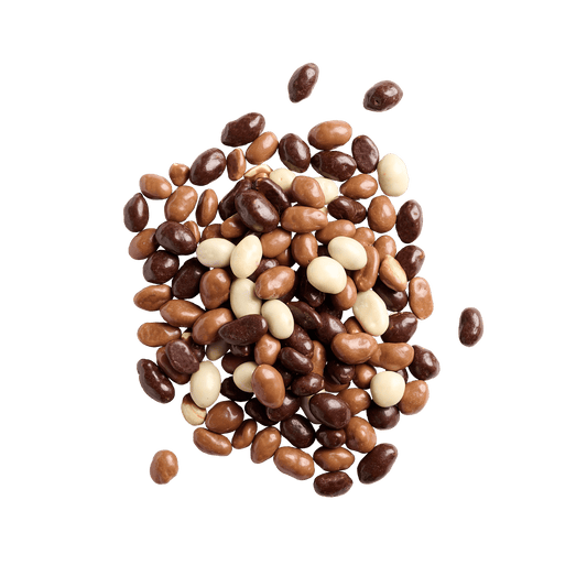 Trio de cacahuètes choco cacahuètes, chocolat Gula