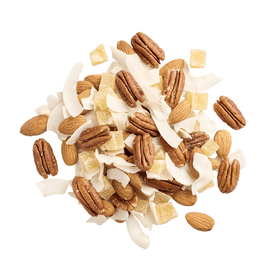 Coco Ginger amandes, coco, noix de pécan, gingembre Gula