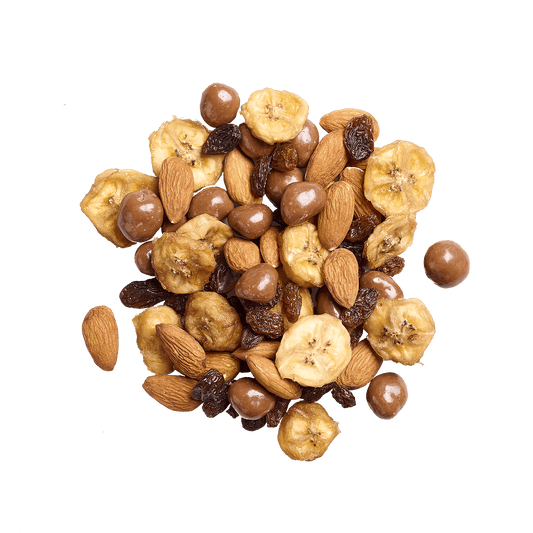 Peanut Banane amande, raisin, chocolat, banane Gula