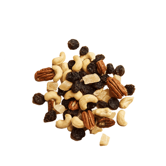 Poirier poires, noix de pécan, cajou, raisins Gula
