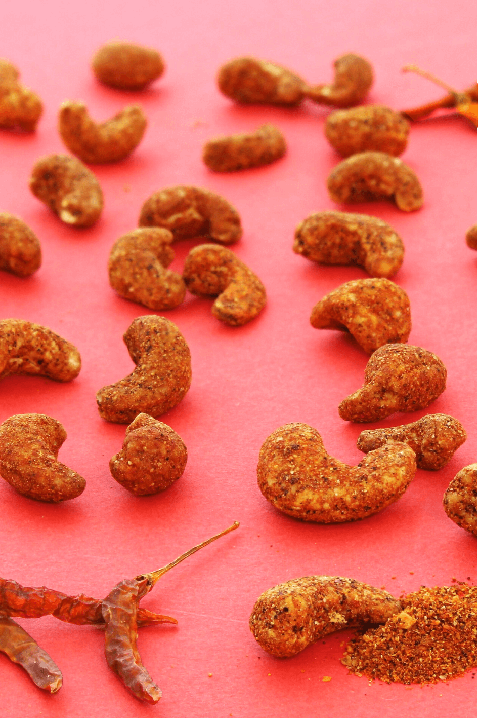 Red Hot cajou Peppers noix de cajou, moutarde Gula 